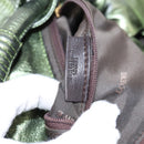LOEWE Nappa Aire Anagram Hand Bag Leather Green Gold Auth ka6026-12