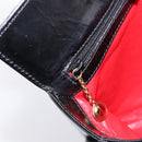 GUCCI Hand Bag Leather Black Gold 000 1448 1269 Auth ka6027A-20