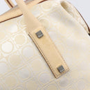 Salvatore Ferragamo Tote Bag Canvas Beige Silver Auth ka6029-14