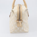Salvatore Ferragamo Tote Bag Canvas Beige Silver Auth ka6029-5