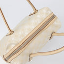 Salvatore Ferragamo Tote Bag Canvas Beige Silver Auth ka6029-6