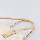 Salvatore Ferragamo Tote Bag Canvas Beige Silver Auth ka6029-8