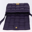 BOTTEGA VENETA MAXI INTRECCIATO Padded Cassette Bag Leather Purple Auth ka6032V-18