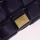 BOTTEGA VENETA MAXI INTRECCIATO Padded Cassette Bag Leather Purple Auth ka6032V-10