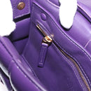 BOTTEGA VENETA MAXI INTRECCIATO Padded Cassette Bag Leather Purple Auth ka6032V-22