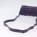 BOTTEGA VENETA MAXI INTRECCIATO Padded Cassette Bag Leather Purple Auth ka6032V-7