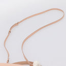 FENDI Mini Peek A Boo Hand Bag Leather 2way Pink Silver Auth ka6033V-14