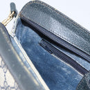 GUCCI GG Supreme Sherry Line Shoulder Bag PVC Navy Gold 904 02 043 Auth ka6034-21
