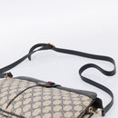 GUCCI GG Supreme Sherry Line Shoulder Bag PVC Navy Gold 904 02 043 Auth ka6034-14