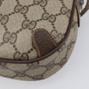 GUCCI GG Supreme Web Sherry Line Bag PVC Beige Gold 89 02 066 Auth ka6037-12