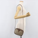 GUCCI GG Supreme Web Sherry Line Bag PVC Beige Gold 89 02 066 Auth ka6037-21