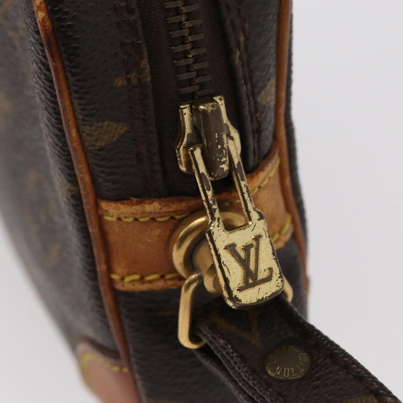 LOUIS VUITTON Monogram Marly Dragonne PM Clutch Bag M51827 LV Auth ka604