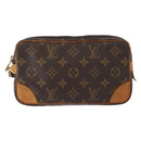 LOUIS VUITTON Monogram Marly Dragonne PM Clutch Bag M51827 LV Auth ka604-13