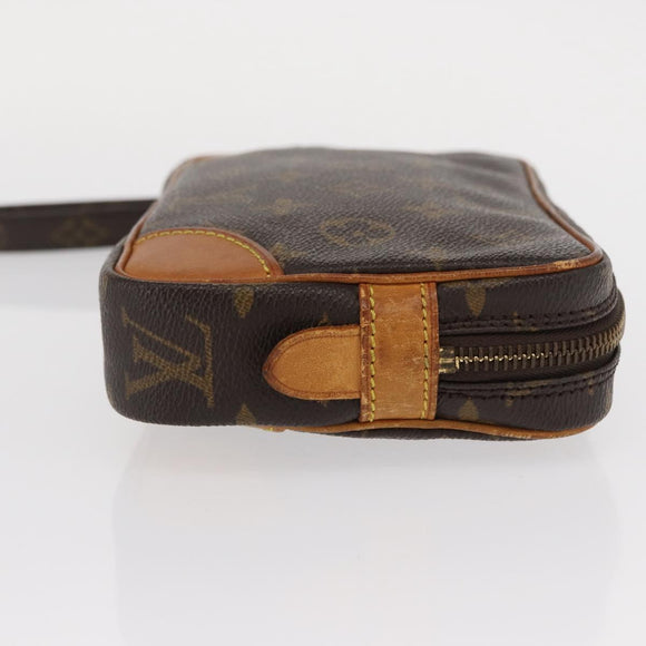 LOUIS VUITTON Monogram Marly Dragonne PM Clutch Bag M51827 LV Auth ka604