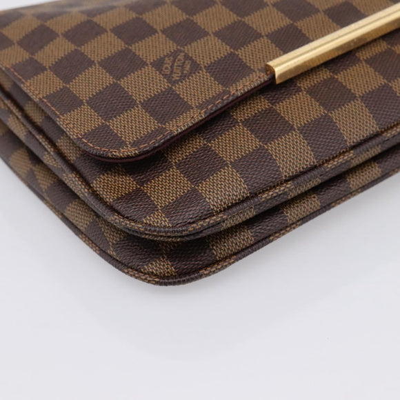 LOUIS VUITTON Damier Ebene Hoxton PM Shoulder Bag N41257 LV Auth ka6040V