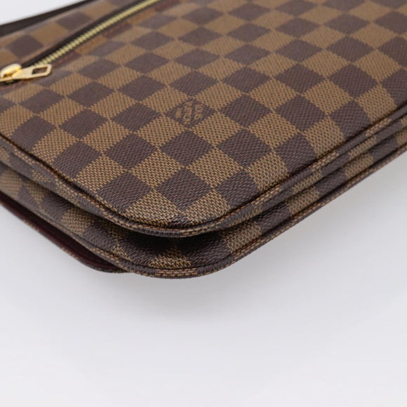 LOUIS VUITTON Damier Ebene Hoxton PM Shoulder Bag N41257 LV Auth ka6040V