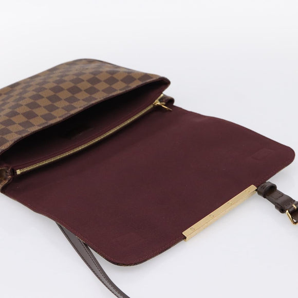 LOUIS VUITTON Damier Ebene Hoxton PM Shoulder Bag N41257 LV Auth ka6040V