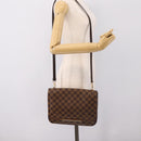 LOUIS VUITTON Damier Ebene Hoxton PM Shoulder Bag N41257 LV Auth ka6040V-27