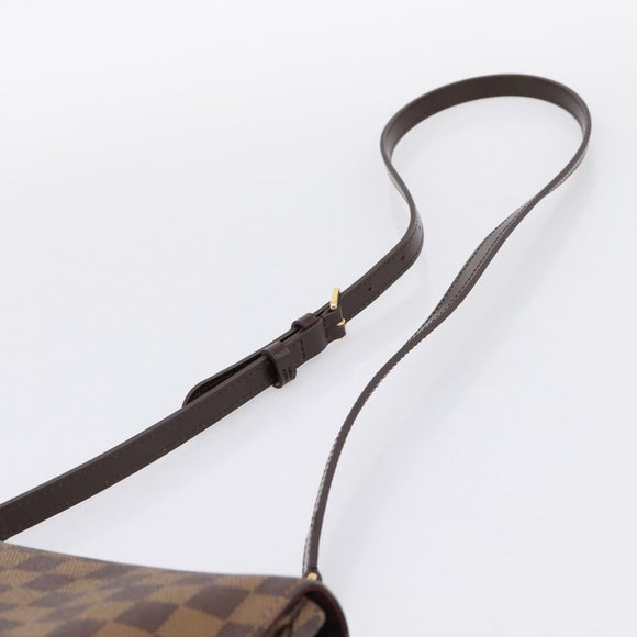 LOUIS VUITTON Damier Ebene Hoxton PM Shoulder Bag N41257 LV Auth ka6040V