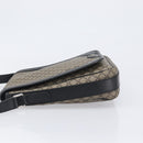 GUCCI Diamante Shoulder Bag Canvas Leather Brown Silver 295679 Auth ka6042-5