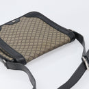 GUCCI Diamante Shoulder Bag Canvas Leather Brown Silver 295679 Auth ka6042-6