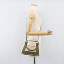 BALENCIAGA Navy Cabas XS Hand Bag Leather 2way White Silver 390346 Auth ka6043A-24