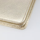 Miu Miu Chain Wallet Shoulder Bag Leather Gold Auth ka6046V-18