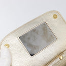 Miu Miu Chain Wallet Shoulder Bag Leather Gold Auth ka6046V-9