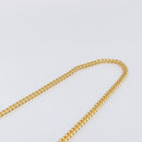 Miu Miu Chain Wallet Shoulder Bag Leather Gold Auth ka6046V-7
