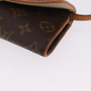 LOUIS VUITTON Monogram Pochette Twin PM Shoulder Bag M51854 LV Auth ka6047-16