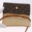 LOUIS VUITTON Monogram Pochette Twin PM Shoulder Bag M51854 LV Auth ka6047-19