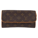 LOUIS VUITTON Monogram Pochette Twin PM Shoulder Bag M51854 LV Auth ka6047-13