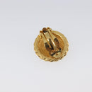 CHANEL Earring metal Gold Tone CC Auth ka6048-3