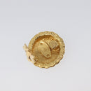 CHANEL Earring metal Gold Tone CC Auth ka6048-9
