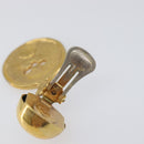 GIVENCHY Celine Earring metal 2 Set Gold Tone Auth ka6049-10