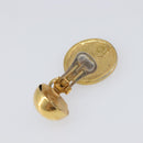 GIVENCHY Celine Earring metal 2 Set Gold Tone Auth ka6049-12