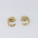 GIVENCHY Celine Earring metal 2 Set Gold Tone Auth ka6049-2