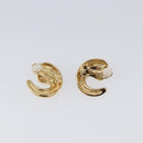 GIVENCHY Celine Earring metal 2 Set Gold Tone Auth ka6049-3