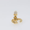 GIVENCHY Celine Earring metal 2 Set Gold Tone Auth ka6049-4