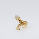 GIVENCHY Celine Earring metal 2 Set Gold Tone Auth ka6049-6