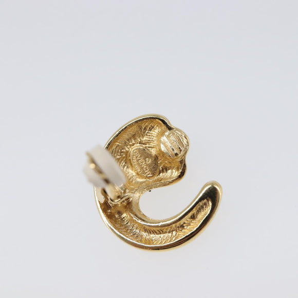GIVENCHY Celine Earring metal 2 Set Gold Tone Auth ka6049