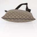 GUCCI GG Supreme Shoulder Bag PVC Beige Silver 141626 Auth ka605-11