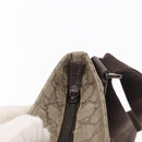 GUCCI GG Supreme Shoulder Bag PVC Beige Silver 141626 Auth ka605-17