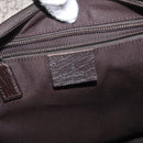 GUCCI GG Supreme Shoulder Bag PVC Beige Silver 141626 Auth ka605-18