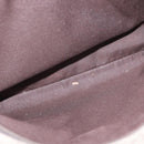 GUCCI GG Supreme Shoulder Bag PVC Beige Silver 141626 Auth ka605-19