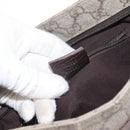 GUCCI GG Supreme Shoulder Bag PVC Beige Silver 141626 Auth ka605-24