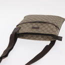 GUCCI GG Supreme Shoulder Bag PVC Beige Silver 141626 Auth ka605-8