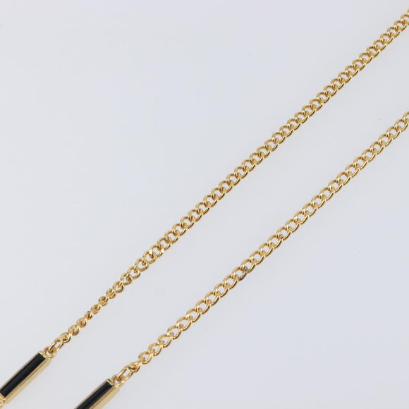 GIVENCHY Necklace metal Gold Auth ka6050