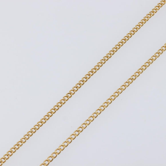 GIVENCHY Necklace metal Gold Auth ka6050
