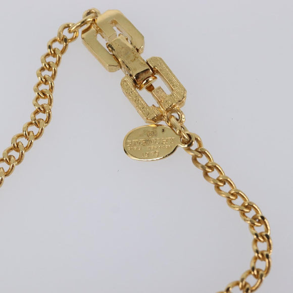GIVENCHY Necklace metal Gold Auth ka6050